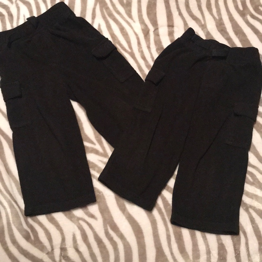 Black 18 month sweat pants